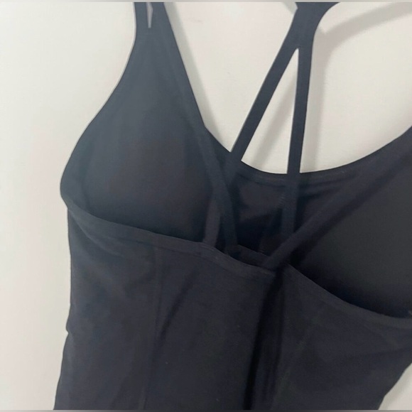 Old Navy Active Cloud Plus Workout Black Strappy Dress LP NWT - Picture 5 of 8